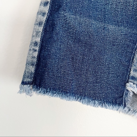 WILLIAM RAST Colorblock highrise denim shorts Sz26 - Picture 3 of 11